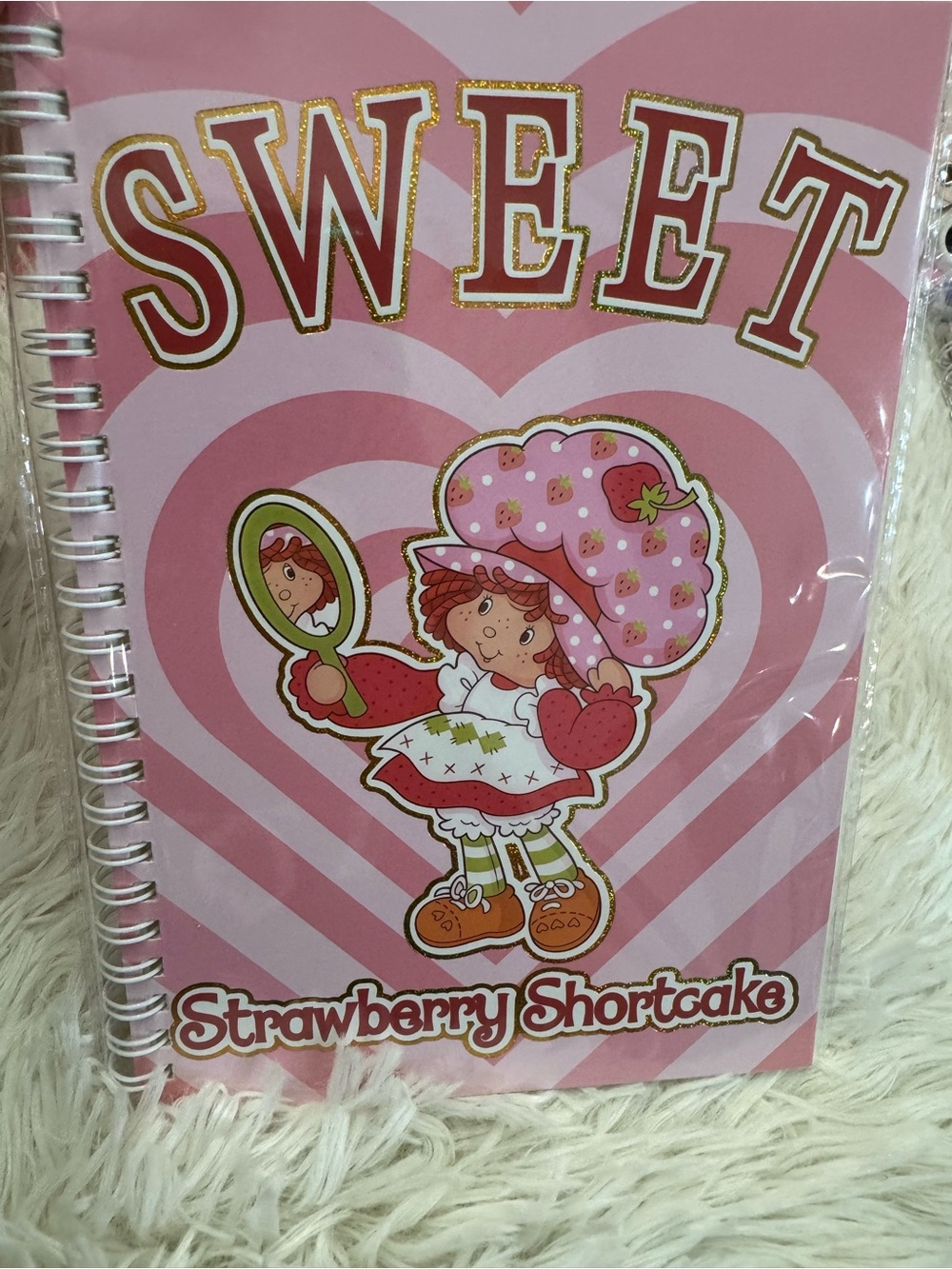 Strawberry Shortcake Pink 'Sweet' Spiral Notebook A5